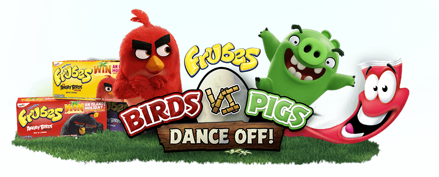 Angry Birds and Frubes